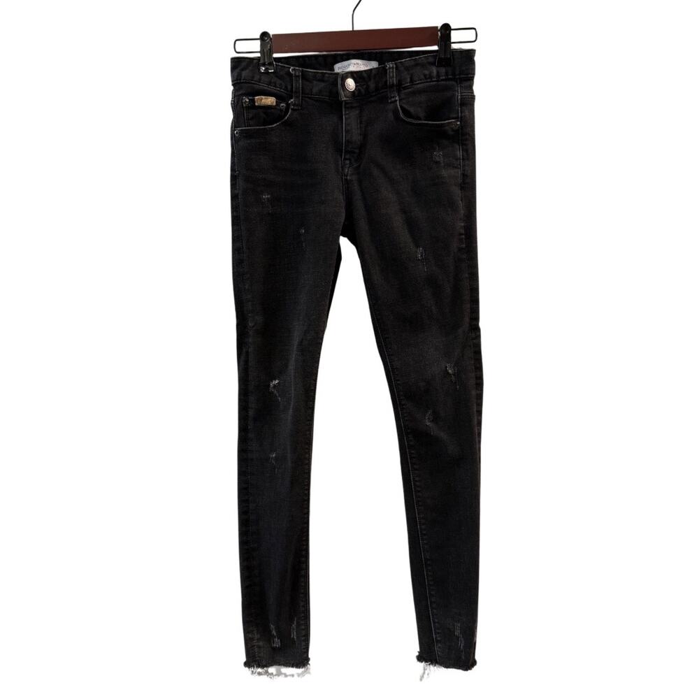 Rinascimento Women’s Black Skinny Ankle Jeans Size S
